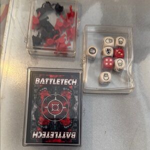 Battletech Board Game Black and Red Strategy Set